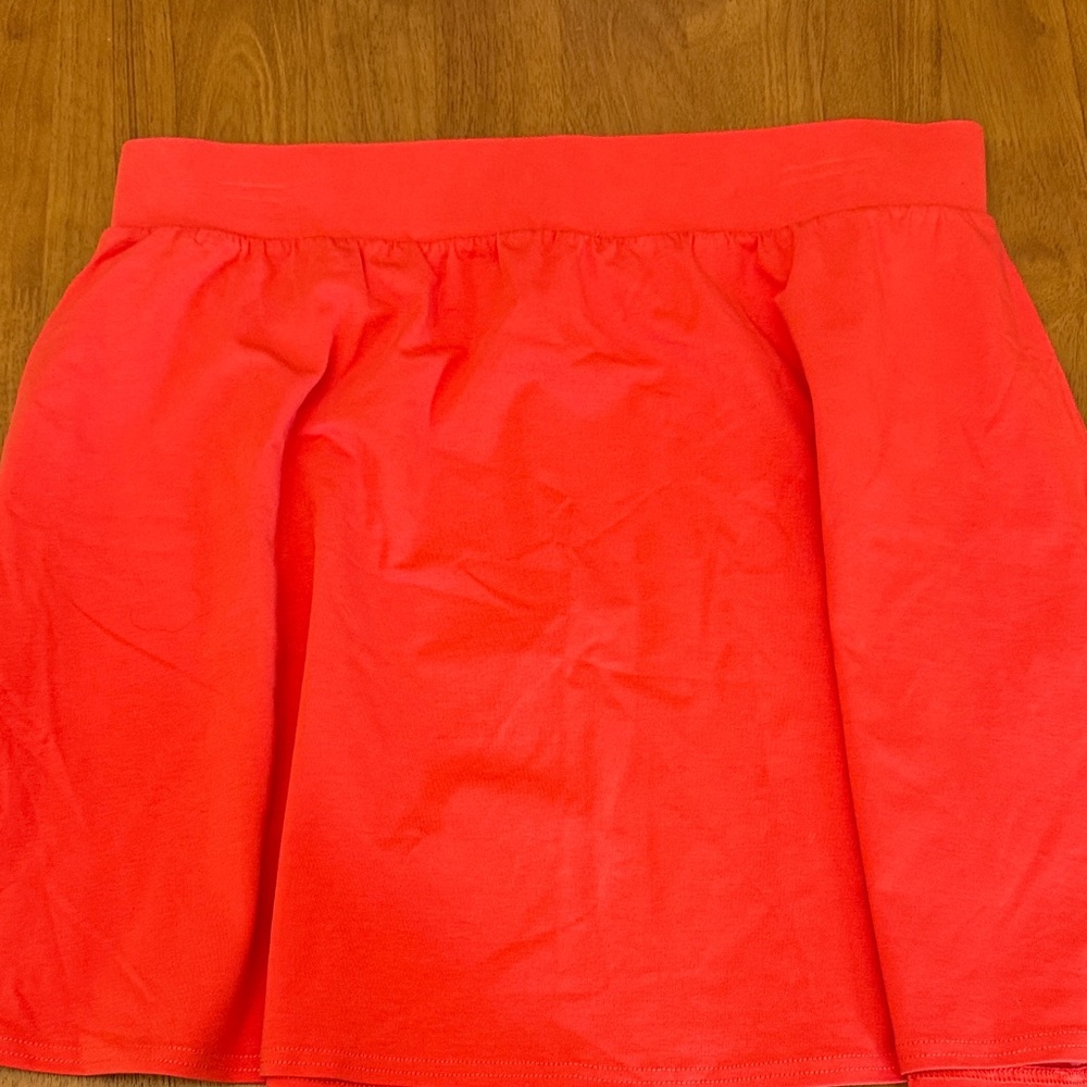 Pact Bright Orange Skater Skirt